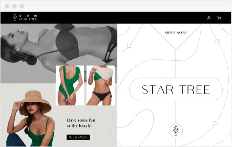 meepShop範例商店-星星樹